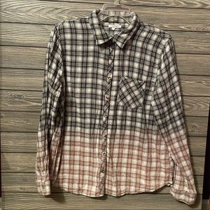 Women’s Maurice’s Large Plaid Button Down Top
